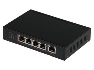 Les pièces de rechange sûres d'appareil-photo de télévision en circuit fermé, rendent le commutateur compact de POE de 4 ports