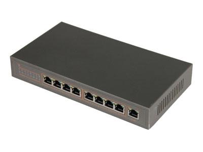 Les pièces de rechange dignes de confiance d'appareil-photo de télévision en circuit fermé, rendent le commutateur compact de POE de 8 ports